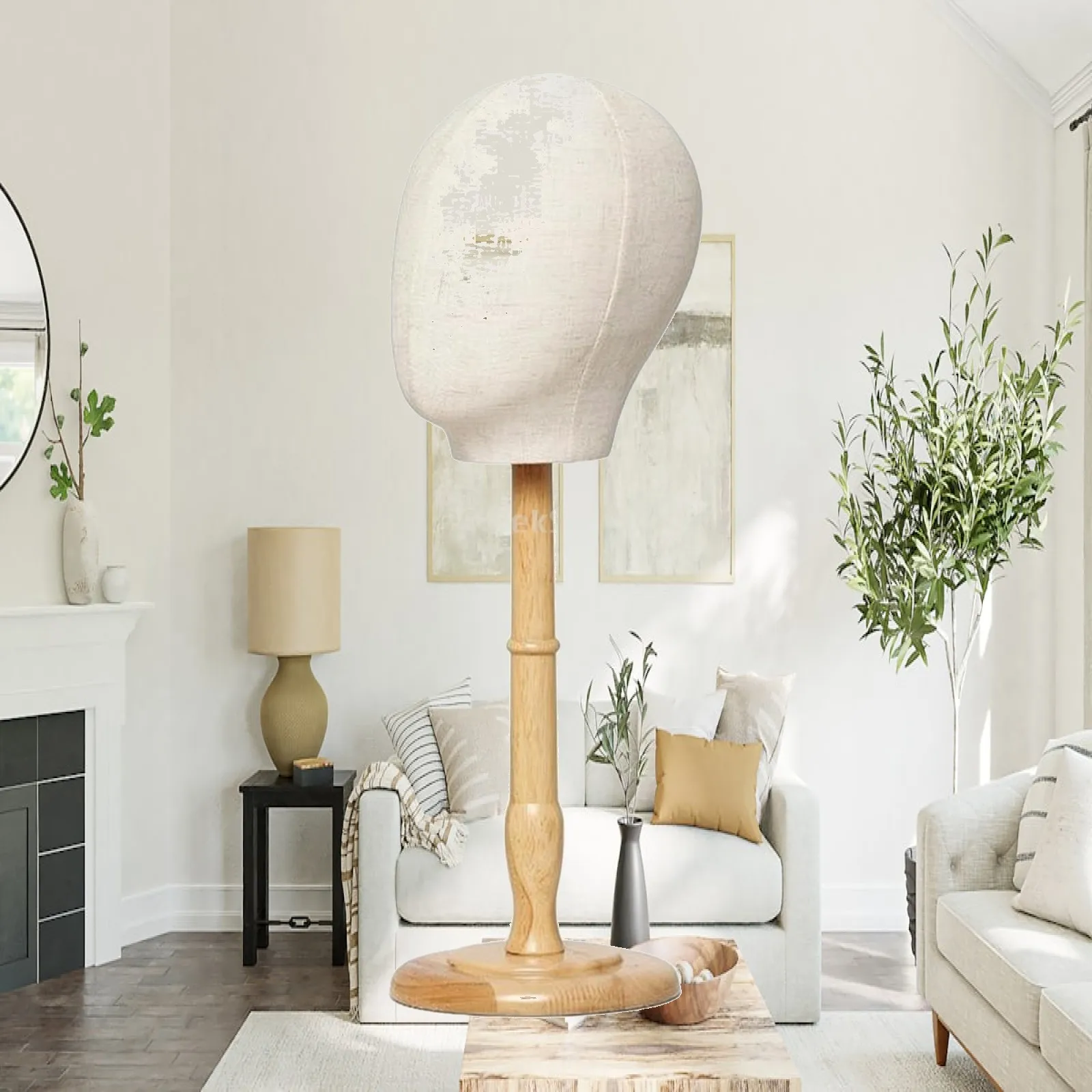 Child-Size Mannequin Head Easy to Use Hat Display Head Portable