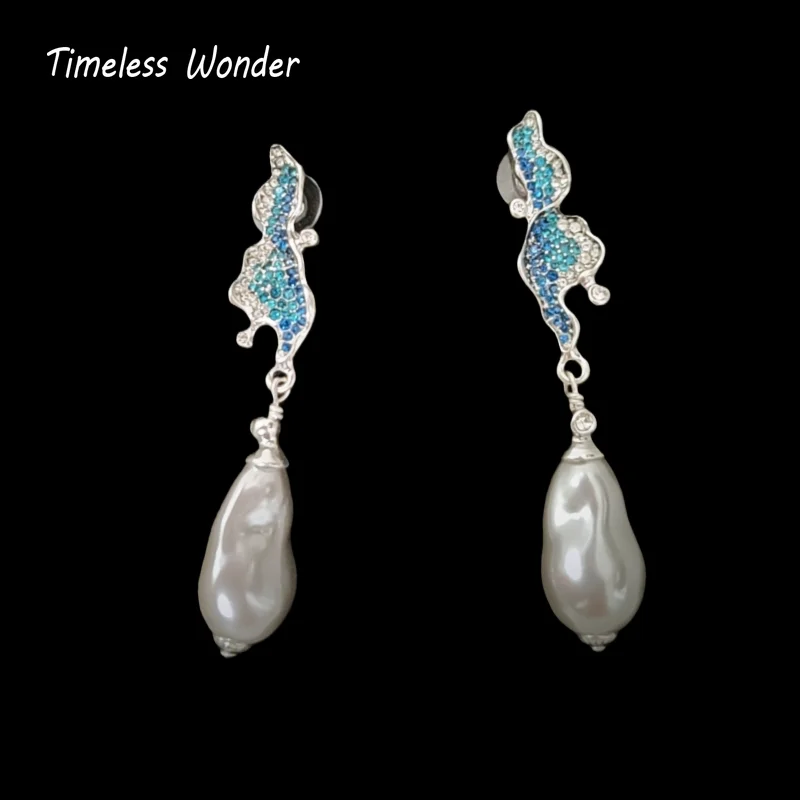 

Timeless Wonder Retro Zircon Geo Stud Earrings Women Designer Jewelry Luxury Gift Top Trendy Classy Simple Neat 5133