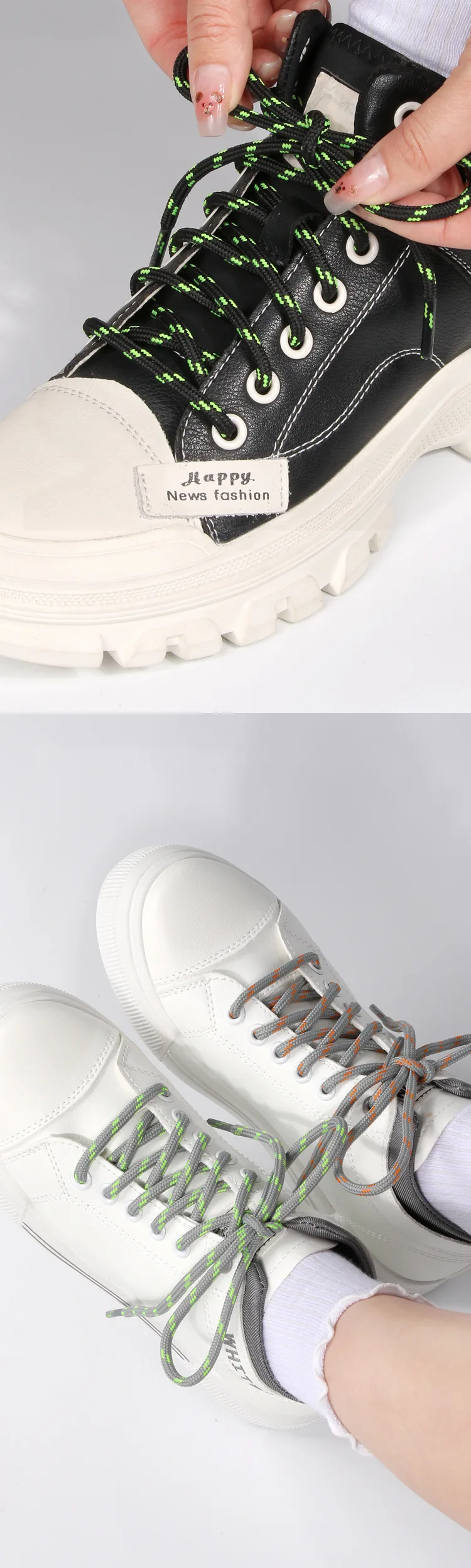 1 Paar robuste, runde Schnürsenkel für Outdoor-Wanderschuhe, Sneaker-Schnürsenkel, Schuhband, Länge 100/120/140/160 cm, Schuhzubehör. – Detail 8