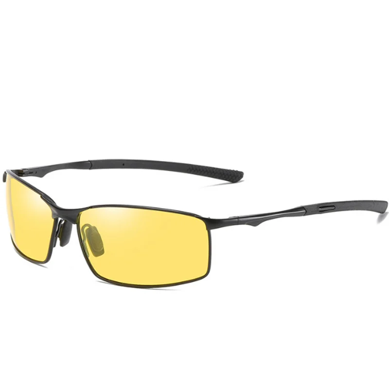 Gafas de sol cuadradas antideslumbrantes para miopía, gafas de sol polarizadas de moda para conducir de Metal, gafas de sol graduadas para hombre de