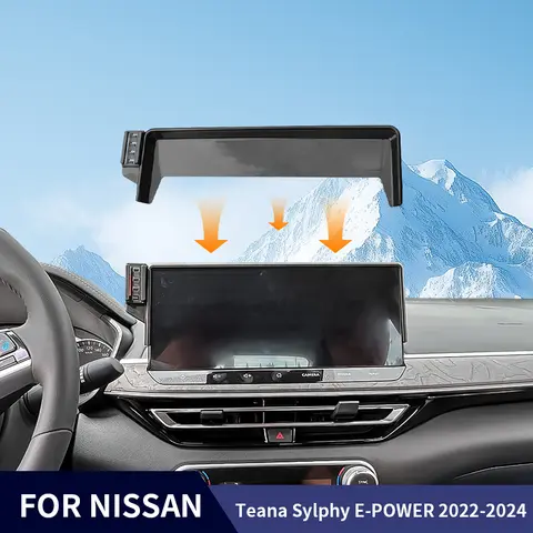 Per Nissan Sylphy 2021-2022 Altima Teana 2019-2021 Supporto per telefono cellulare per auto Staffa per schermo Supporto per navigazione Accessori auto