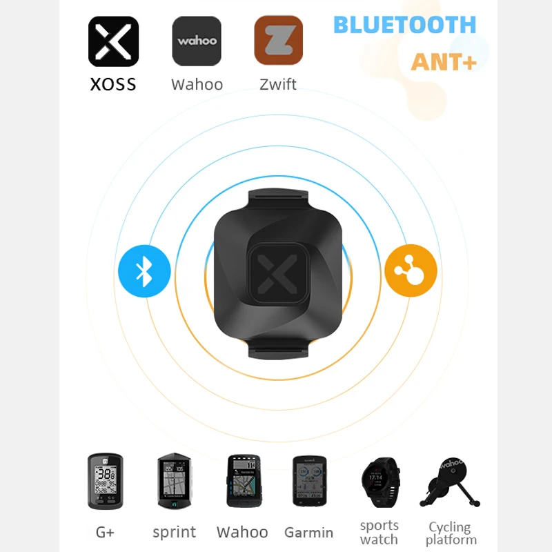 XOSS Cycling Computer Speedometer Cadence Sensor ANT+ Bluetooth Road Bike MTB Dual Sensor Compatible For GARMIN iGPSPORT Bryton