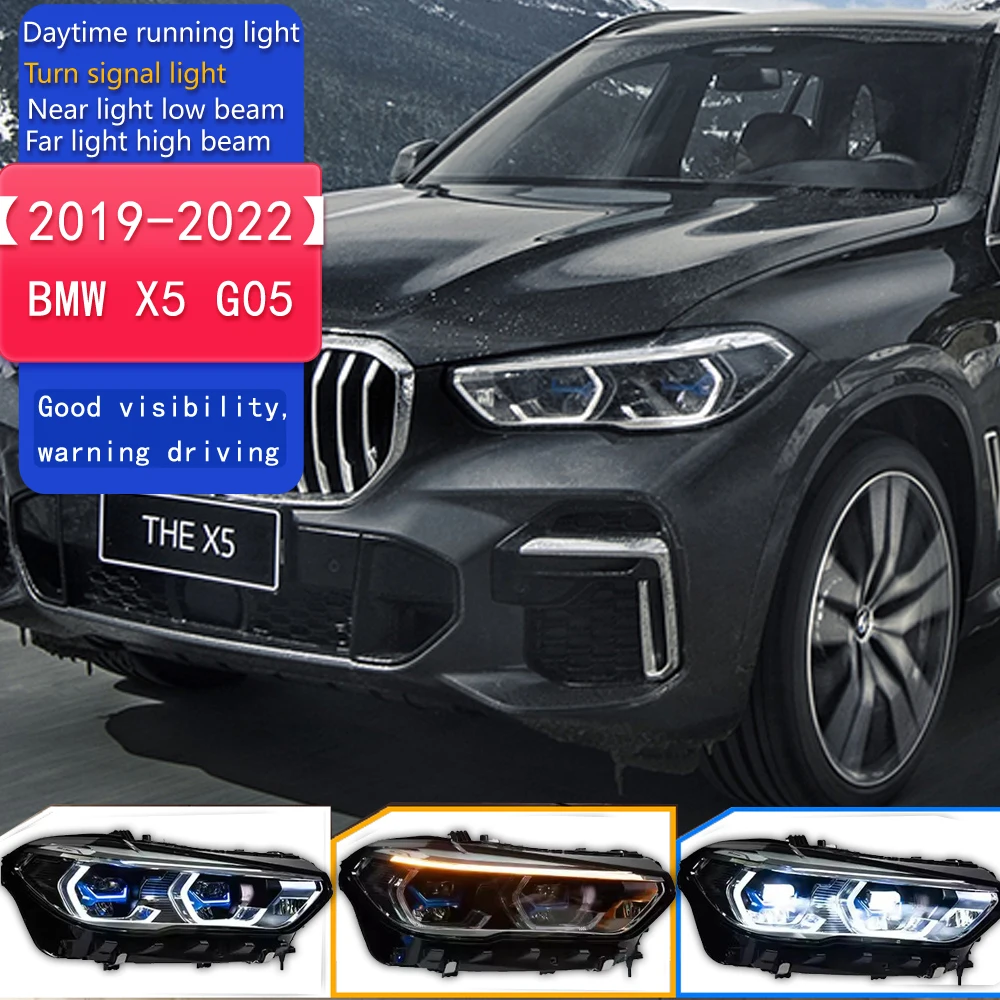 Head Lamp For Upgrade Modified Headlight For BMW X5 G05 2019-2022 Dynamic Signal Head Lamp Auto Accessories