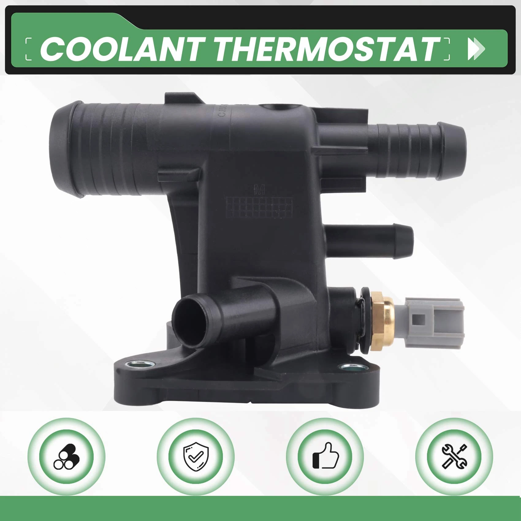 Super Sale AG9G8K556BB Radiator Tube Water Flange Coolant Thermostat for FORD Galaxy Mondeo S-Max AG9G8K556BC Auto Parts
