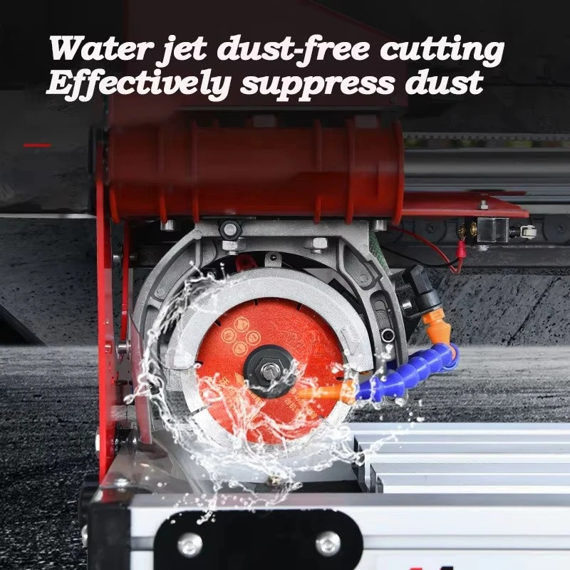 3KW Automatic Tile Marble Granite Cutting Machine Large Format CNC 45 Degree Dust Free Saw Tool