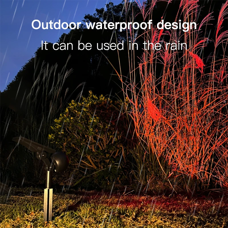 1pc ao ar livre à prova dwaterproof água rgb solar pôr do sol luz, fácil de criar atmosfera de cena, carregamento solar, corpo da lâmpada rotativa