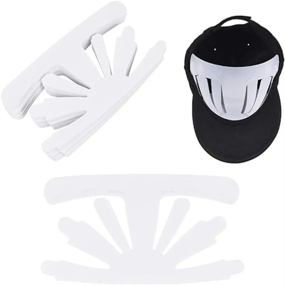 10Pcs Protector Holder Hat Insert Caps Liners Universal White Hat Inner Support Anti Deformation Baseball Hat Shaper