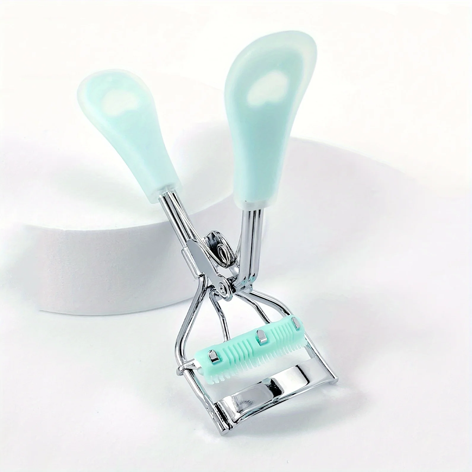 Piegaciglia in acciaio inossidabile con pennello Mascara Muffola Accessorio per ciglia finte Miglior strumento professionale per riccioli di ciglia