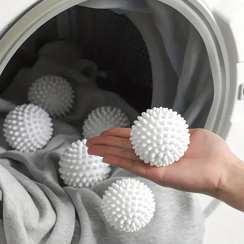 Reusable anti roll laundry ball - a laundry accessory used to reduce wrinkles, soften fabrics and clothes