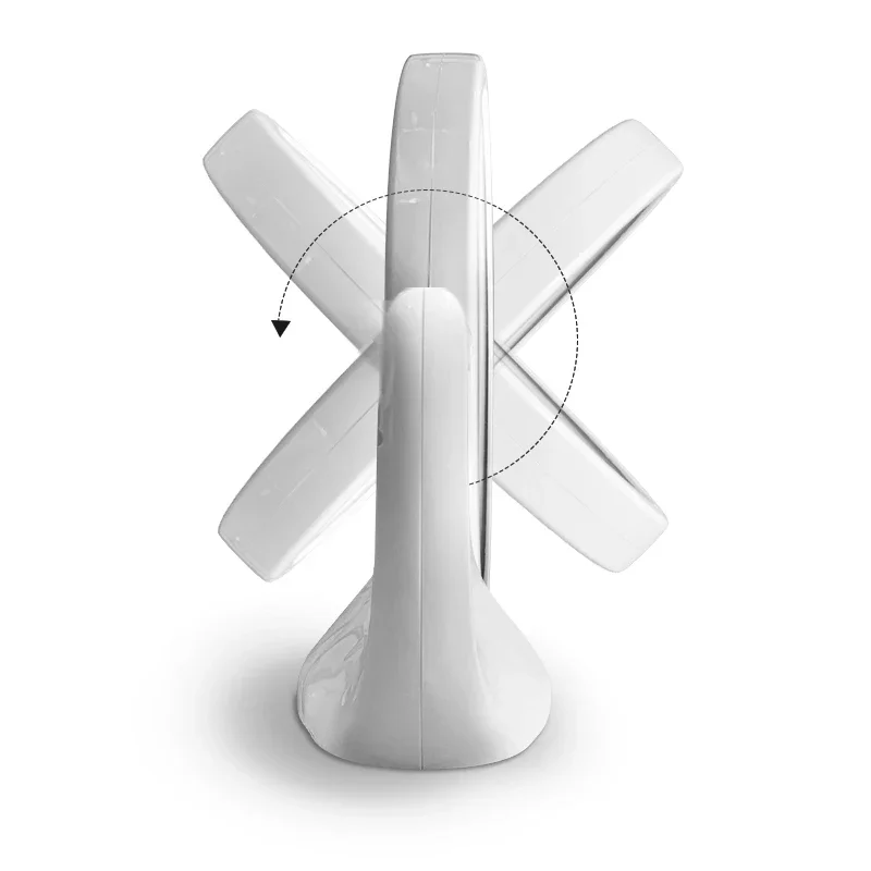 Espelho de vaidade de maquiagem com ampliação dupla face 1x/5x sem luz independente 360 °   Compacto cosmético portátil para viagem de rotação