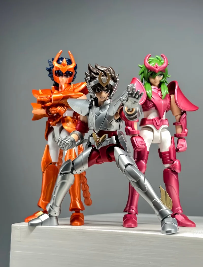 

In Stock Original Blokees Saint Seiya Galaxy Version Series 4th Trendy Blind Box Desktop Decoration Surprise Collect Gift Toys
