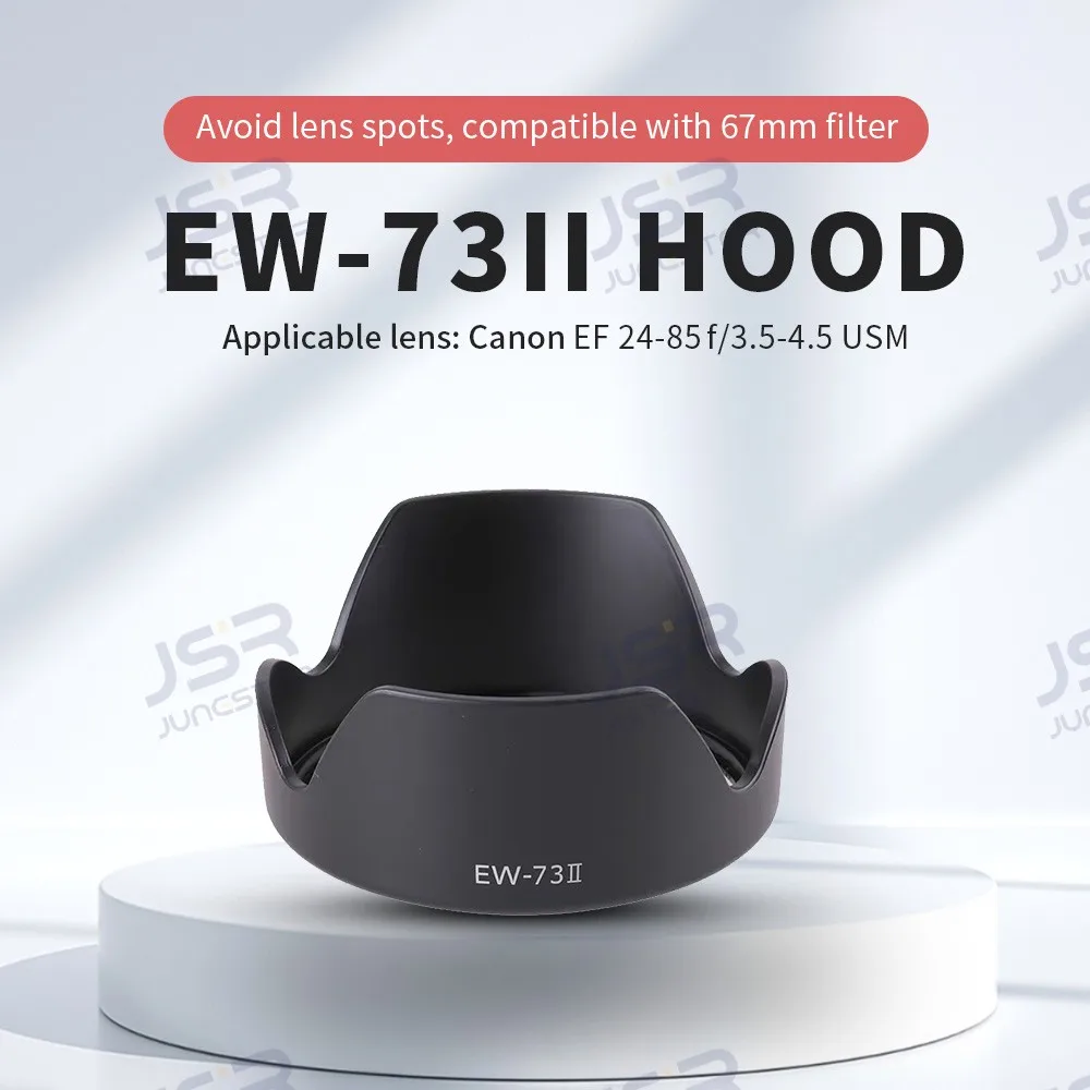 Canon EW-73II light shield EF 24-85 USM lens specific lotus mount can be reversed and inverted 67mm