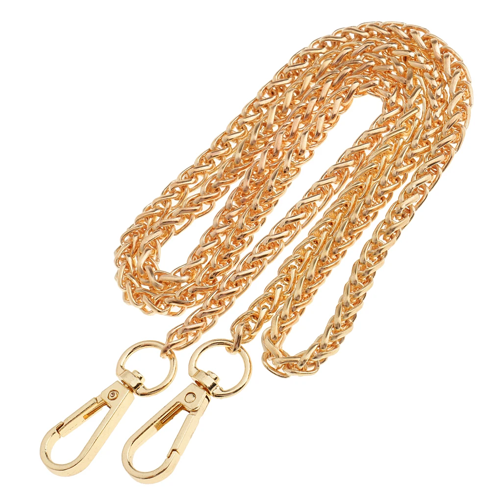 

Metal Women's Handbag Shoulder Bag Chain Strap Handle Replacement DIY Bag 120cm