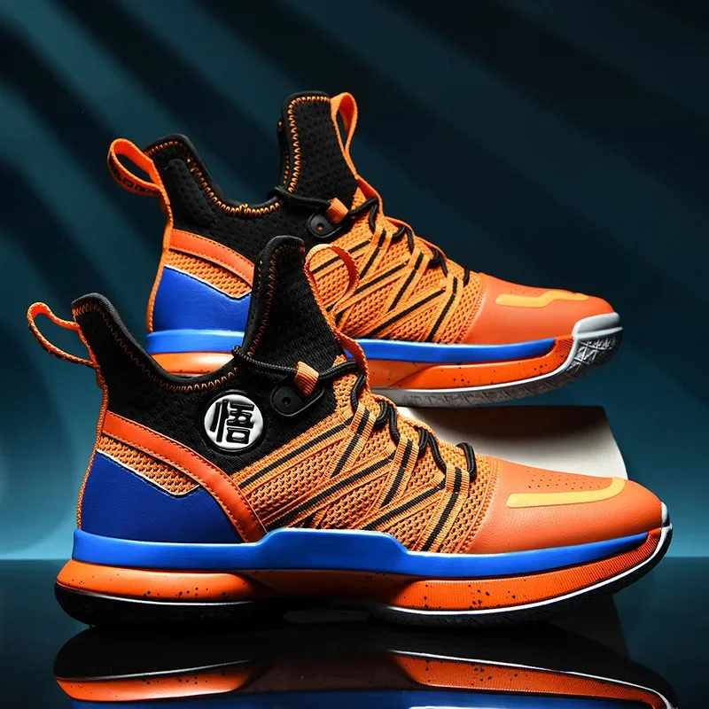 Dragon Ball Anime Son Goku Kakaroto Buty do koszykówki Oddychające buty sportowe Student Bieganie Antypoślizgowe buty sportowe Prezent urodzinowy