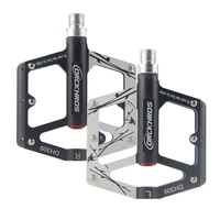 Aluminum Alloy Mountain Road Bike Accessories Anti-Slip Ultra Light Bike Pedals Quick Release Pedals Flat MTB 3 Bearings Pedals