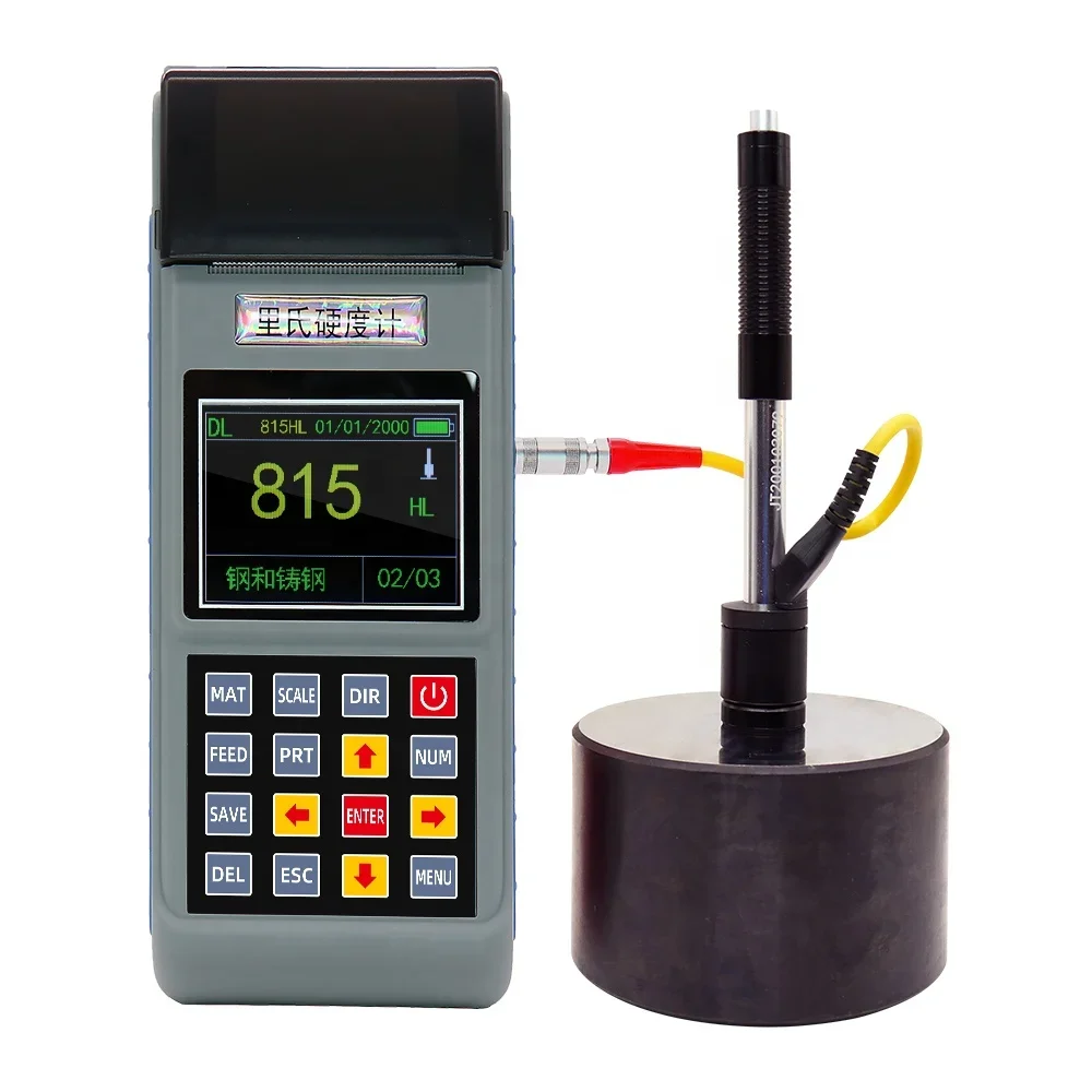 Digital Portable Leeb Hardness Tester Durometer Metal Steel Copper High Accuracy Precision Ndt Industrial Wholesale