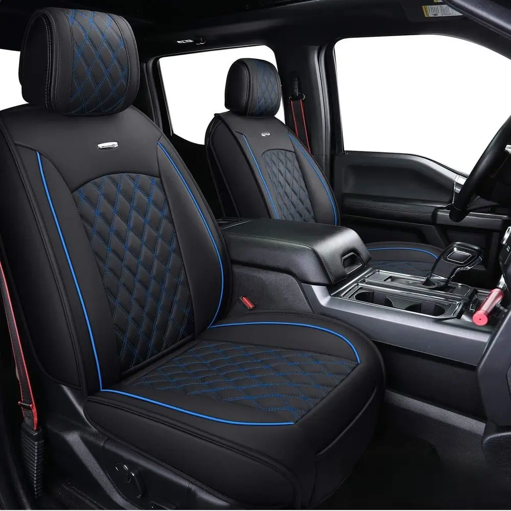 

Полный комплект чехлов для автомобильных сидений на заказ для Ford F-150 Crew Cab 2009-2026, Ford F-250, F-350, F-450 Super Duty 2017-2026, пикапы, автомобильные аксессуары
