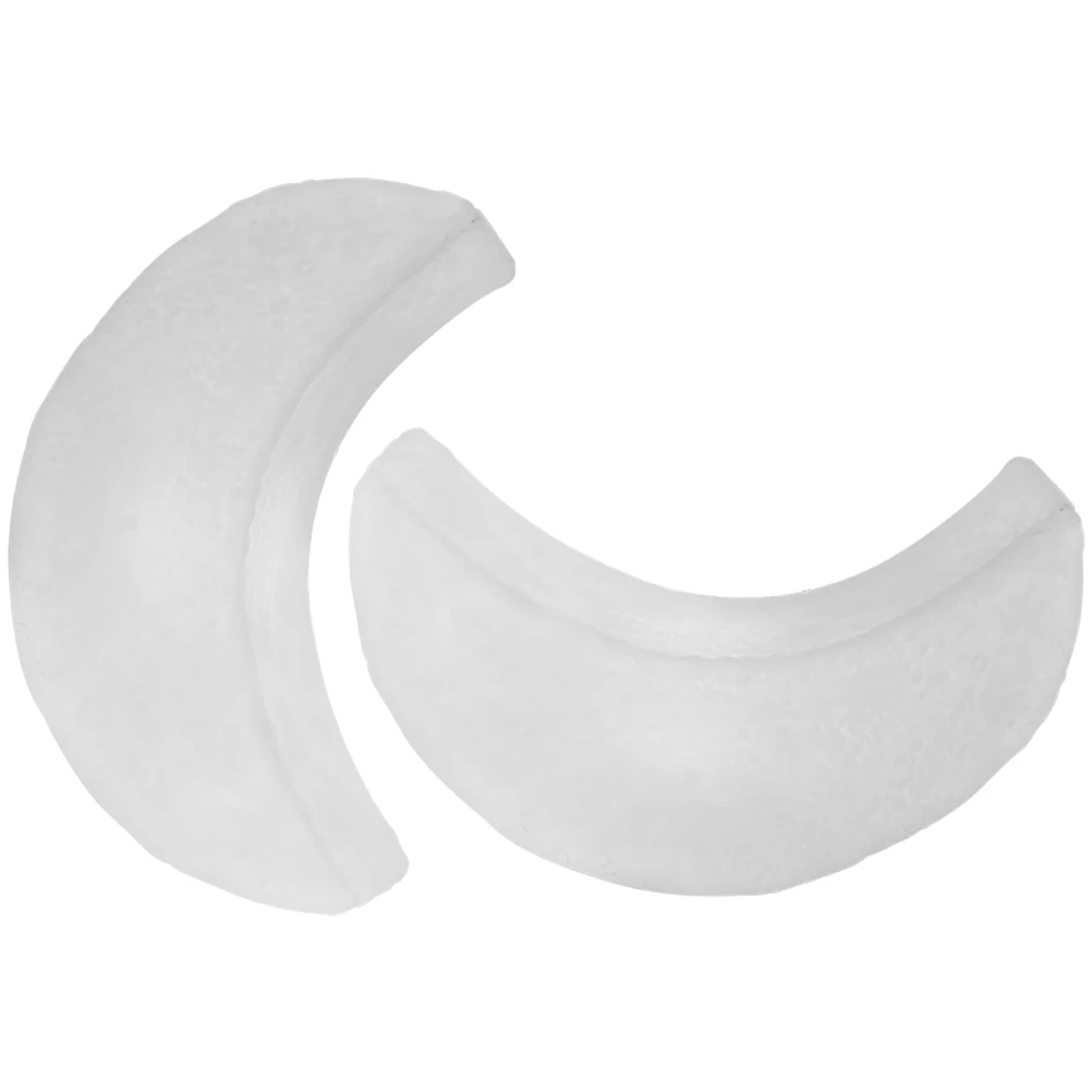 2 pezzi luna bambini camera da letto per bambini luce notturna camera da letto luce notturna LED decorativa mini bagliore caldo illuminazione della stanza artigianale in plastica morbida