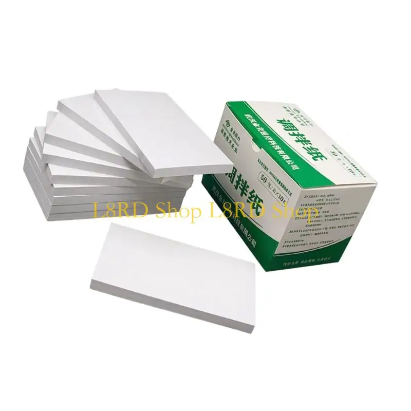 L8RD Pack Of 10pcs Double Sided Coated Mixing Papers Tear Resistant Mixing Pad