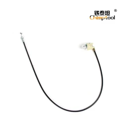 White handle push-pull switch controllable gas spring lockable wire suitable for furniture equipment and gas spring