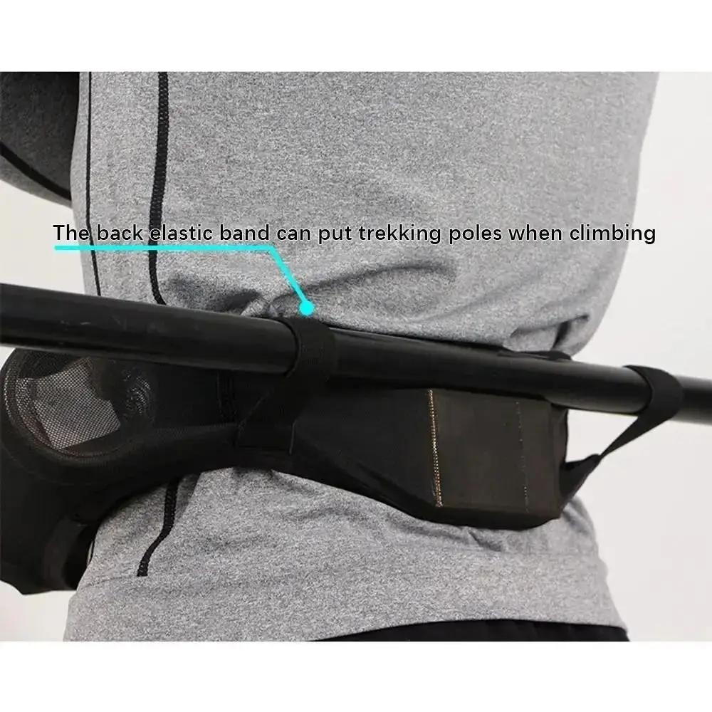 Mesh Running Waist Bag Elastic Lightweight Sports Belt Pouch Multifunctional Multi-Pockets Outdoor Sport Bags Gym
