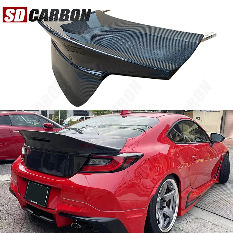 

For Toyota GR86 Subaru BRZ 2019+ Carbon fiber trunk lid the trunk lid encloses the upper lid behind the trunk lid Car Accessorie
