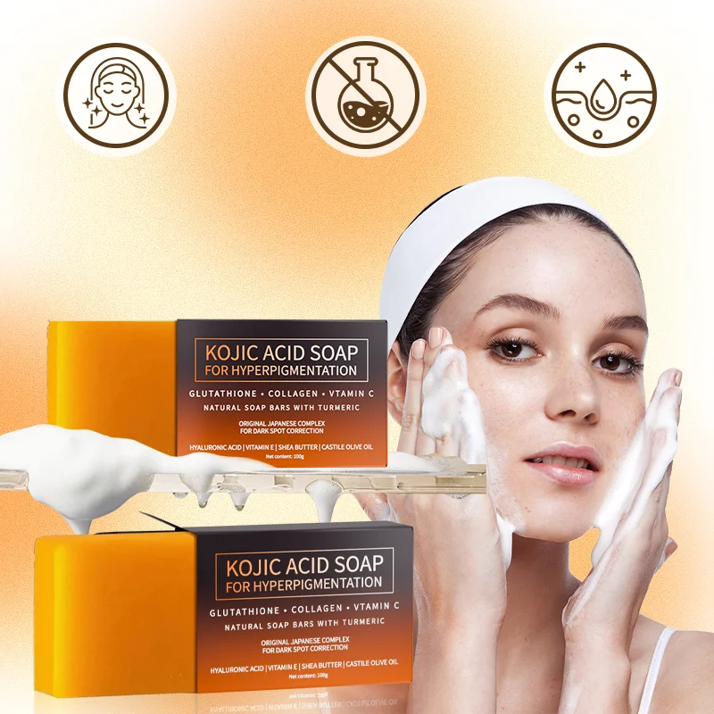 

Kojic Acid Facial Soap Deep Cleansing Exfoliator Gentle Nourishing Refreshing Bath Soap Organic Bath And Body Work Handmade Soap