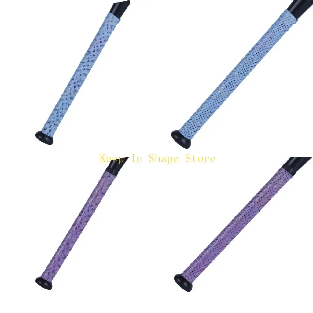U1JC Perforated Baseball Bat Grip Softball Bat Wrap Grip Tape For Optimal Sweat Absorption Adhesive Softball Grip Tape