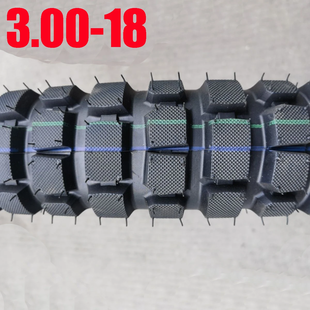 

Motorcycle Tyre 3.00-18 for Honda Yamaha Suzuki Lifan Haojue Qjmotor Loncin KTM Kayo Dirtbike 18 Inch Motocross Deep Groove Tire