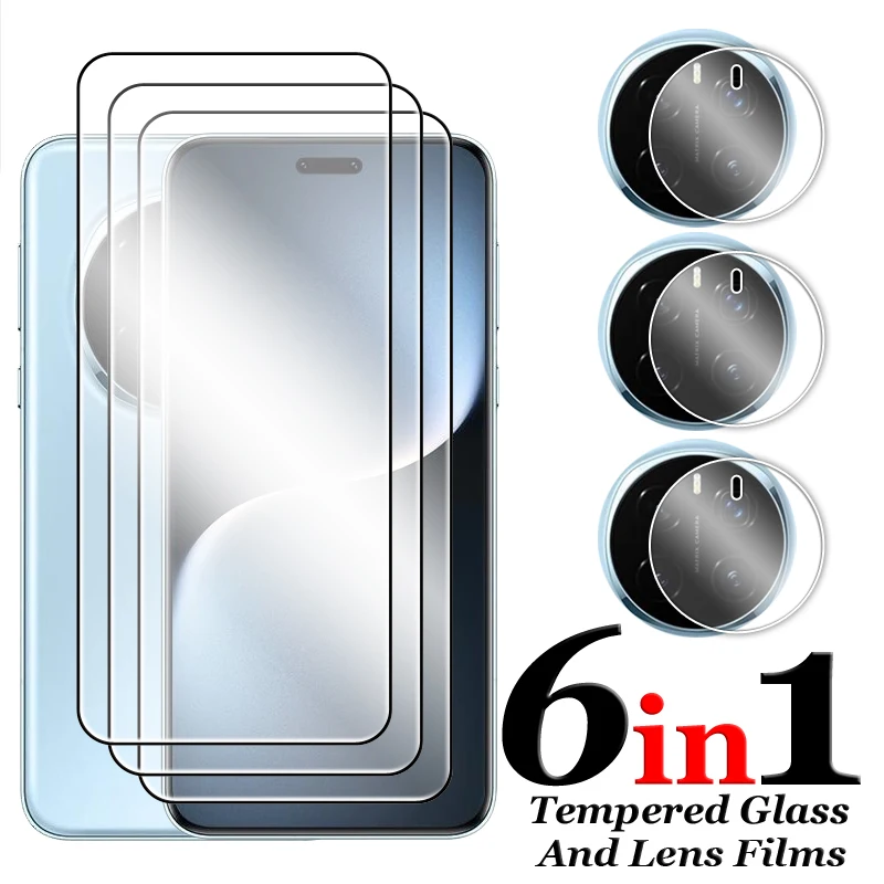 For Honor Magic7 Pro Glass For Honor Magic7 Pro 5G Tempered Glass Full Cover 3D Curved Screen Protector For Magic7 Pro Lens Film