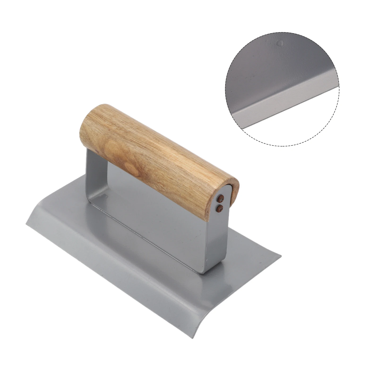 Concrete Corner Trowel Internal External Sheet Concrete Finishing Tool Hand Trowel Tool With Wood Handle Wall Repair Tool