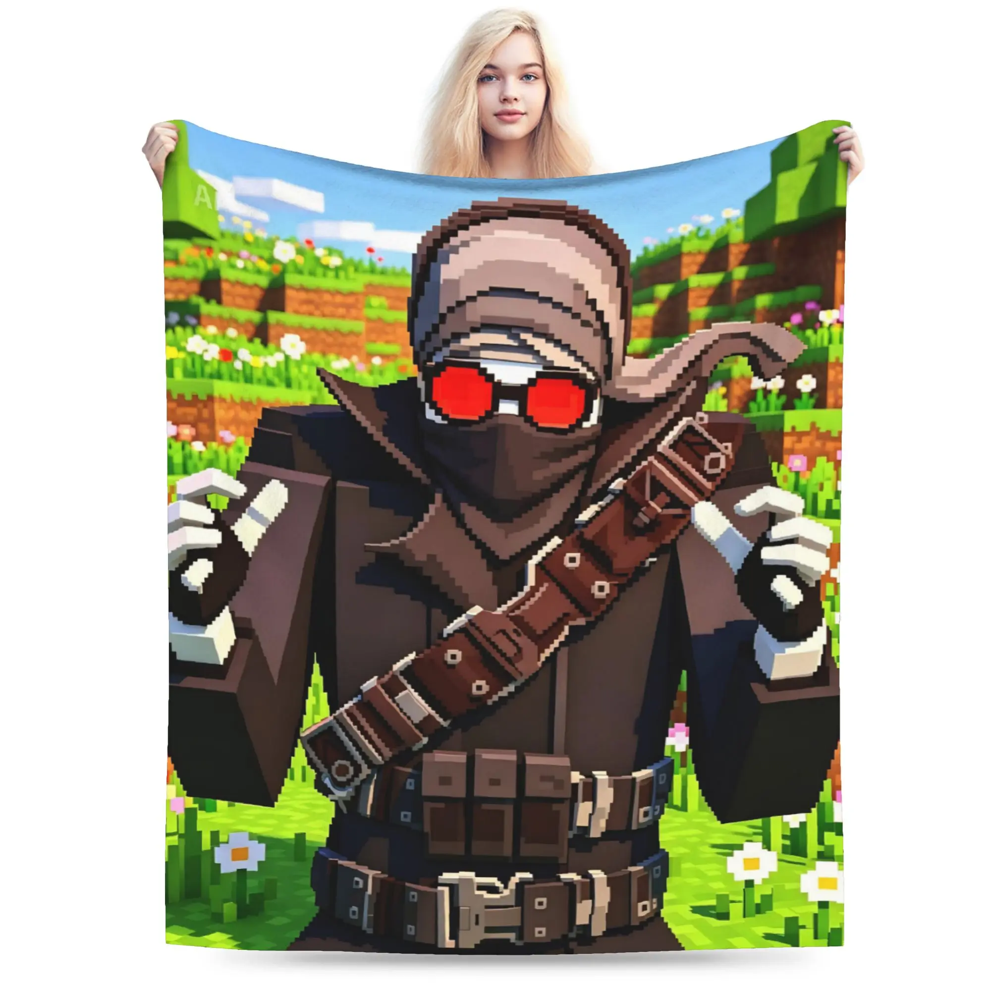 MADNESS COMBAT Hank Blanket Multi-size Soft and Lightweight  Throw Blankets for Couch Sofa and Bed