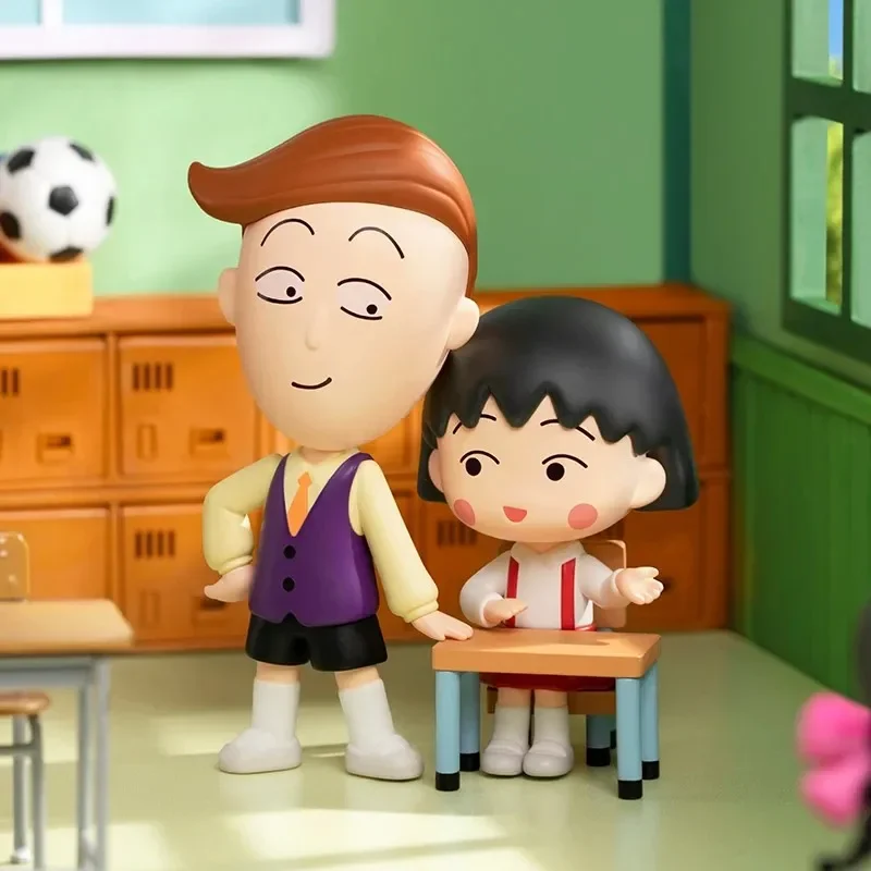 البوب مارت تشيبي ماروكو تشان الوقت معك سلسلة صندوق أعمى اللعب Kawaii أنيمي عمل الشكل كايكسا كاجا مفاجأة صندوق الغموض