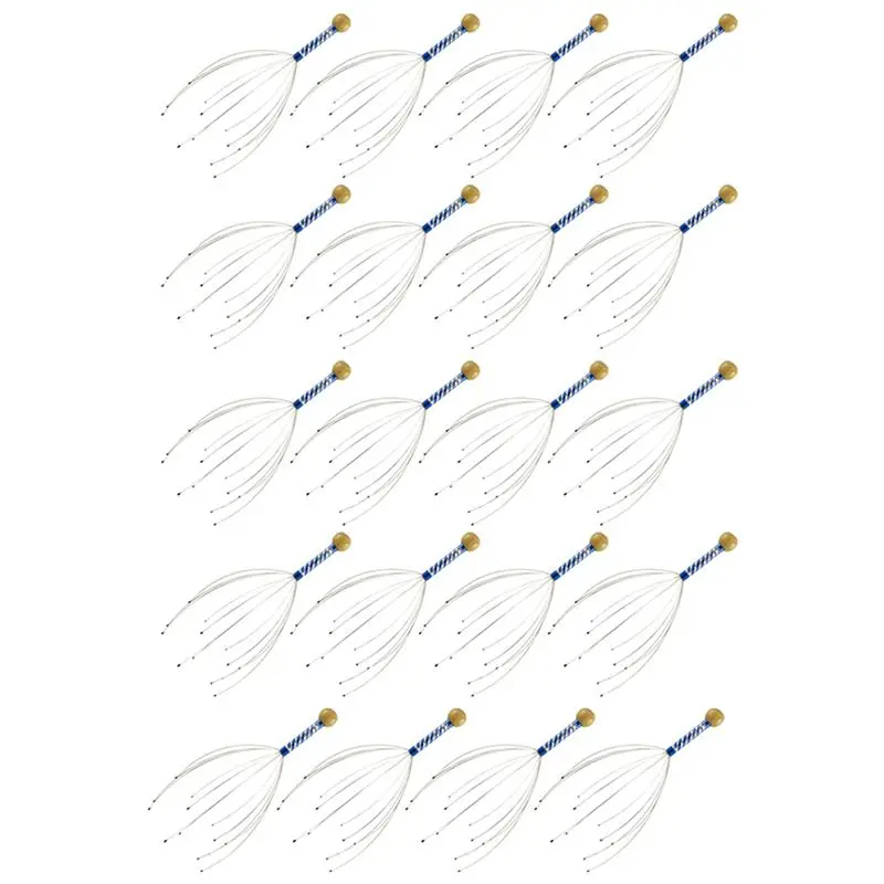 

20X массажный массажер для головы-паука для релаксационной терапии и снятия стресса