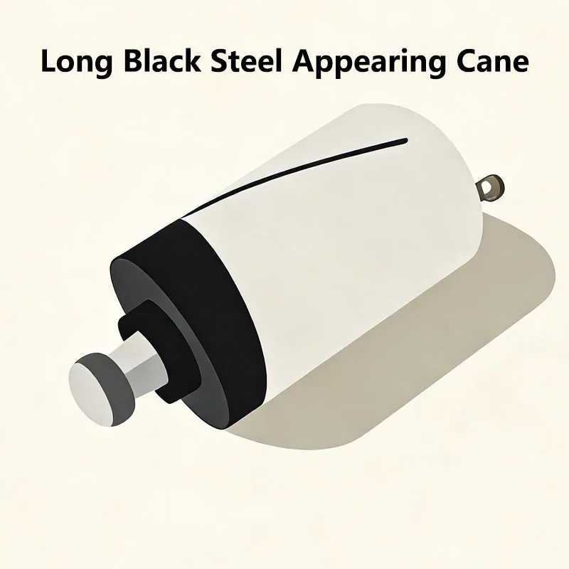 

Длинная черная стальная трость/палочка (1,3 метра) Волшебные трюки Профессиональный фокусник Сценический трюк Реквизит Шелк-трость Магия