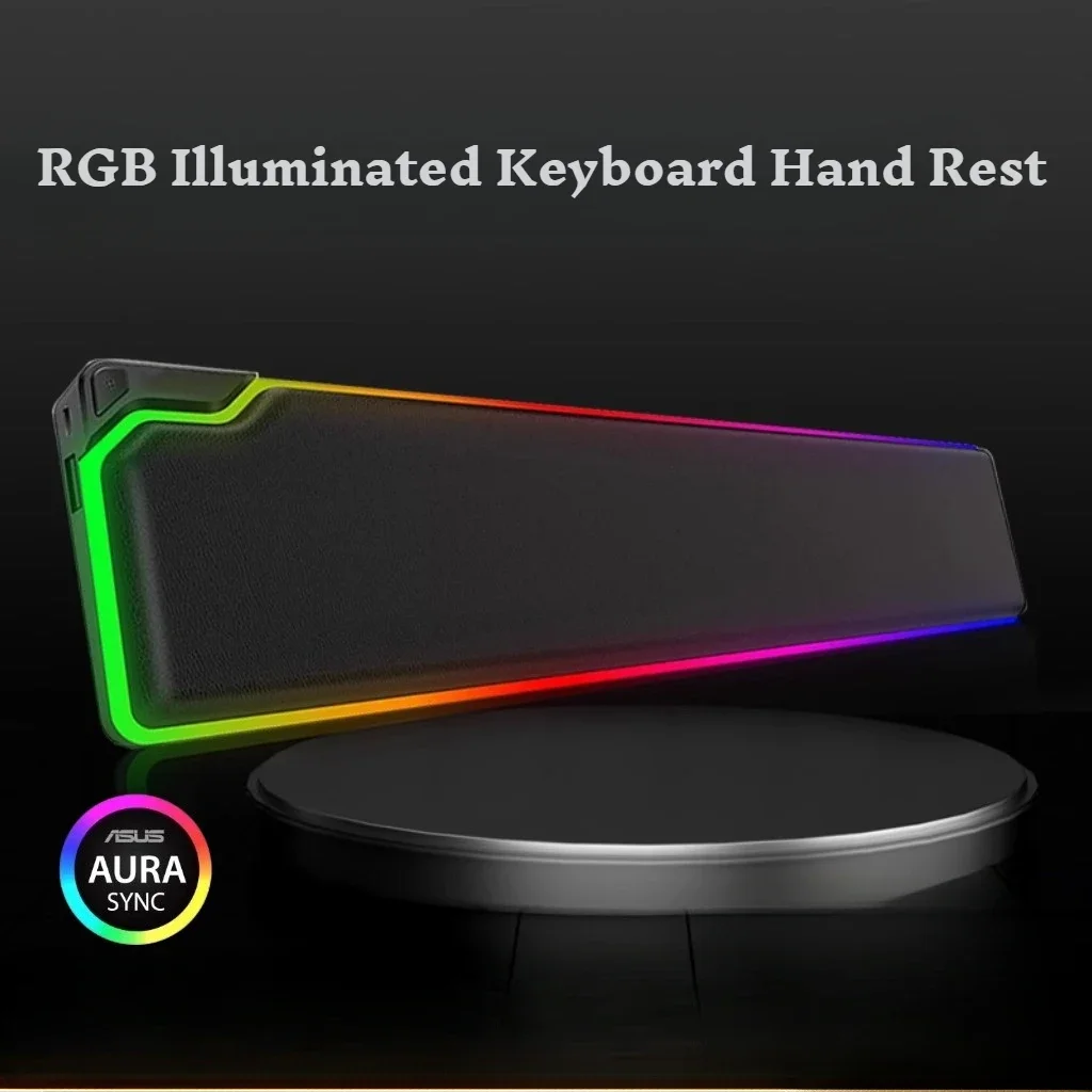 

Механическая подставка для рук RGB, пластиковая подставка для программирования, эргономичная подставка для рук для игровых клавиатур, аксессуары