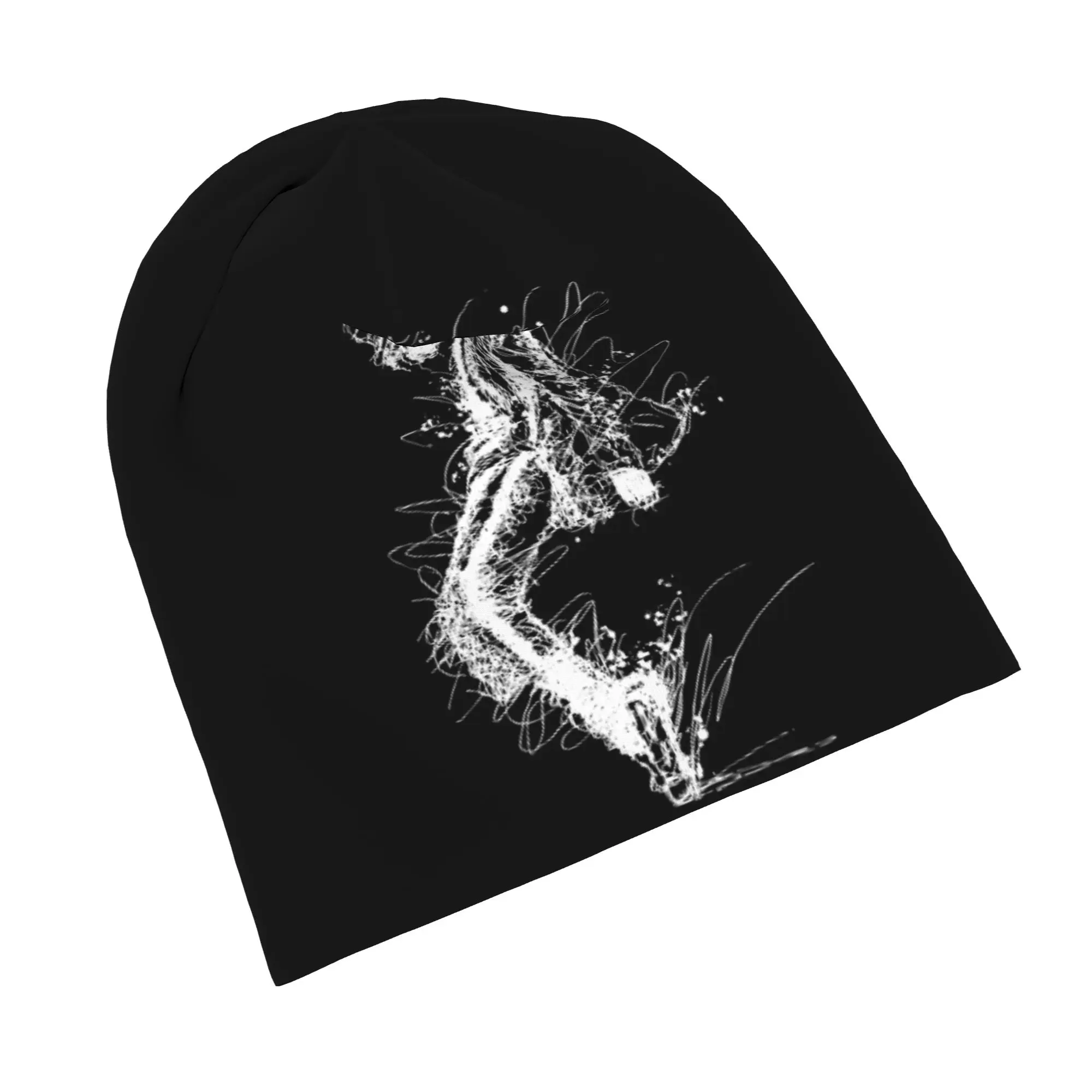 MJ king of pop MoonWalk Scribble Art Bonnet Hat Hip Hop Street Skullies Beanies Hat for Men Women Spring Thermal Elastic Caps