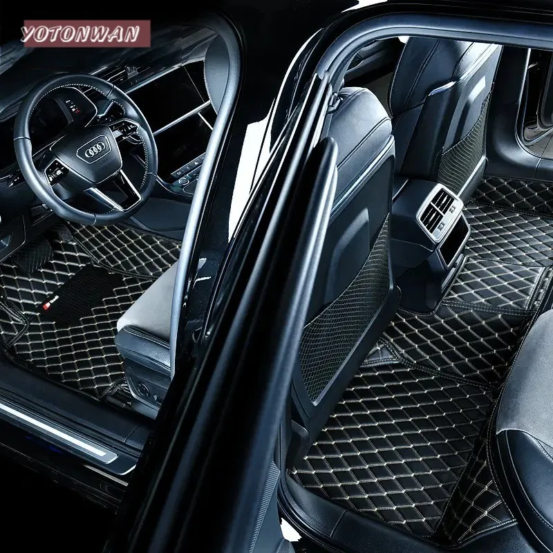 

YOTONWAN Custom Leather Car Mat For Hyundai All Models Solaris Tucson2016 Sonata Ix25 I30 All Weather Protection Car Accessories