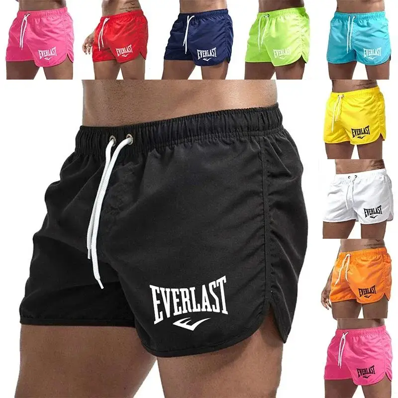 

New Hot Sale Men's Boxing Training Shortss Summer Outdoor Gym Fitness Running Workout Shorts Pants Beach Fashion Board