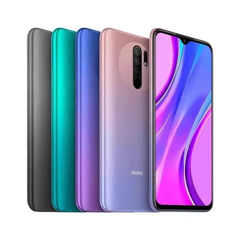 Xiaomi Redmi 9 Regenerowany Smartfon Android 6,53 cala 2340 * 1080 Redmi Smart Phone Cztery Kamery 13MP 5020mAh Odcisk Palca Rozpoznawanie Twarzy