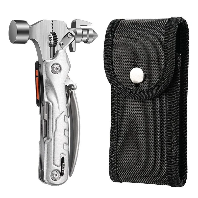 Outdoor Multifunctional Hammer Pliers Portable Knife Emergency Vehicle Tools Safe Escape Wilderness Camping Window