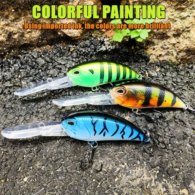 33,5g 8,5cm Crank-Angelköder Wobbler Minnow Isca Künstliche Köder Crankbait für Barsch und Hecht Trolling Pesca Angelzubehör