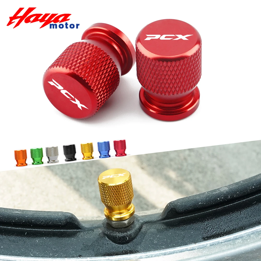 Motorcycle Wheel Tire Valve Caps Air Port Stem Covers For HONDA PCX125 PCX150 PCX 125 150 Accessories 2010-2022 2021 2020 2019