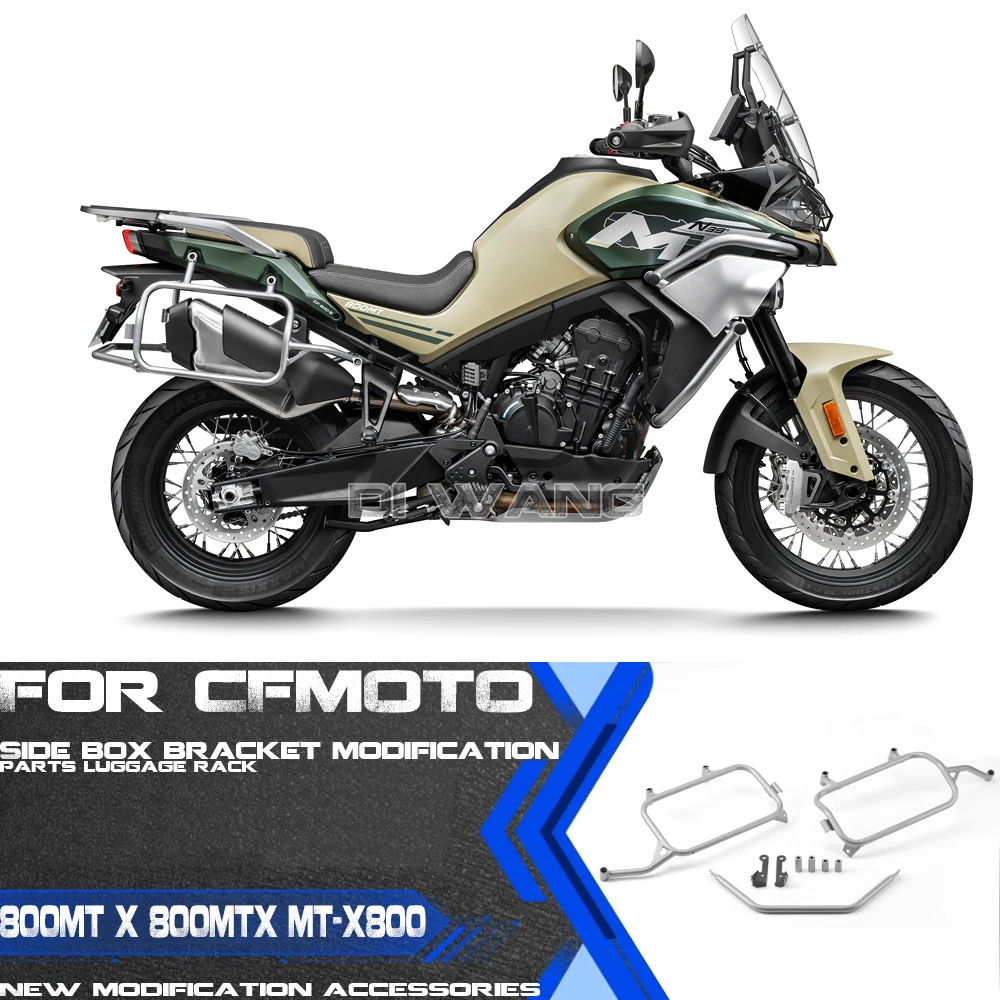 

Motorcycle Modification Parts 800MT-X Side Box Bracket Modification Parts Luggage Rack For CFMOTO 800MT X 800MTX MT-X800