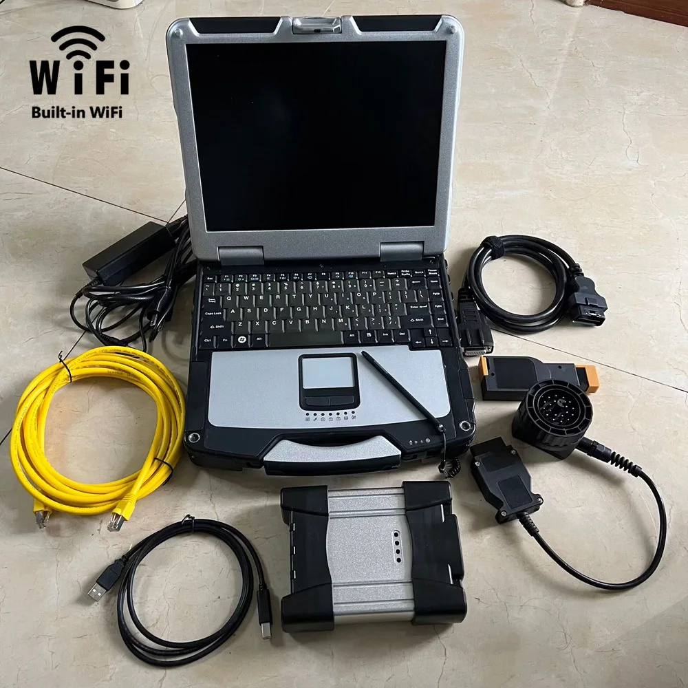 WIFI ICOM NEXT A+B+C for BMW with CF31 90%New Laptop V2024.11 Multi-language Software Support Car Truck Diagnostic & Programming