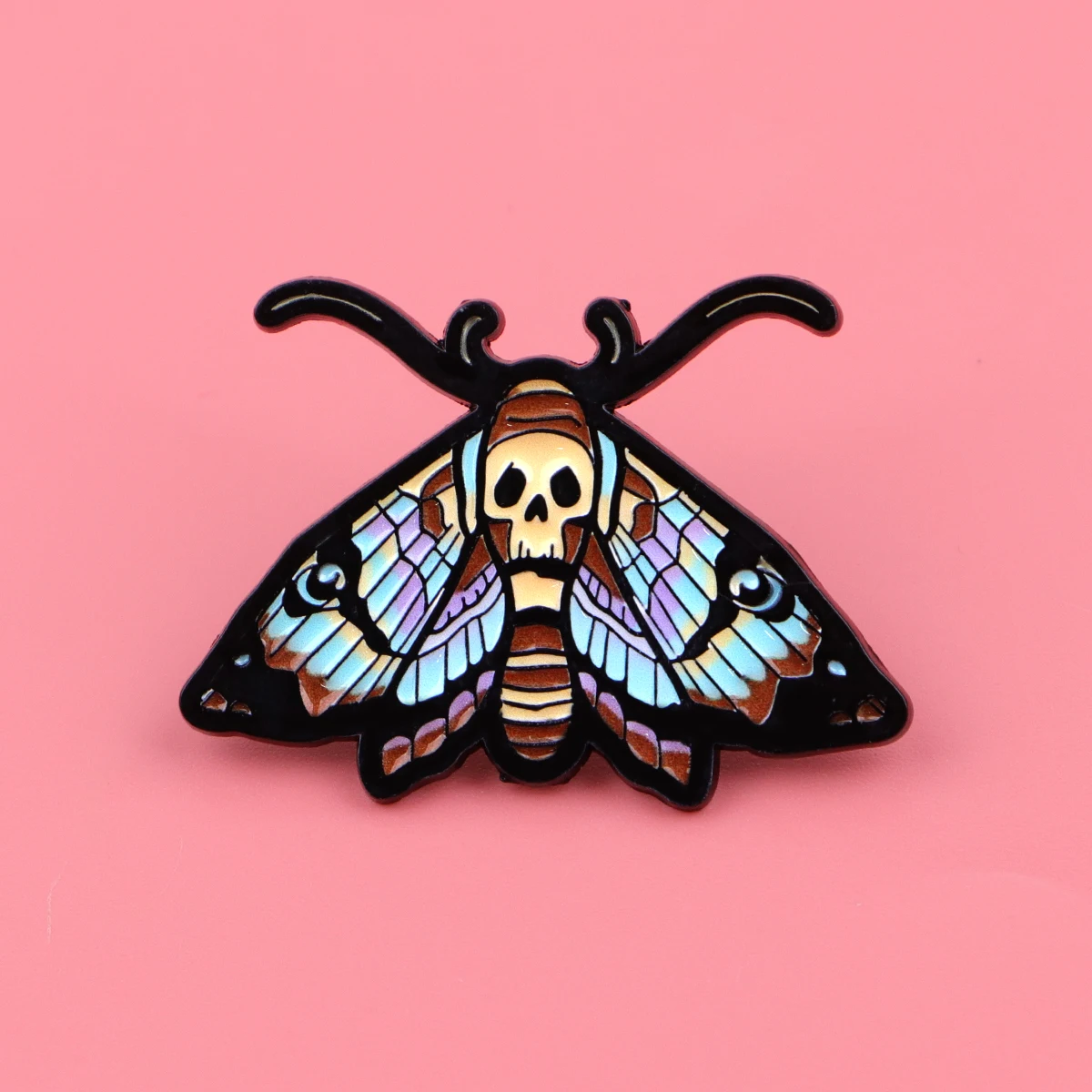 Mothman "Emotional Support Cryptid" Enamel Pins Gothic Moth Brooch for Jackets & Gifts Punk Jewelry Clothing Decoration - view 2