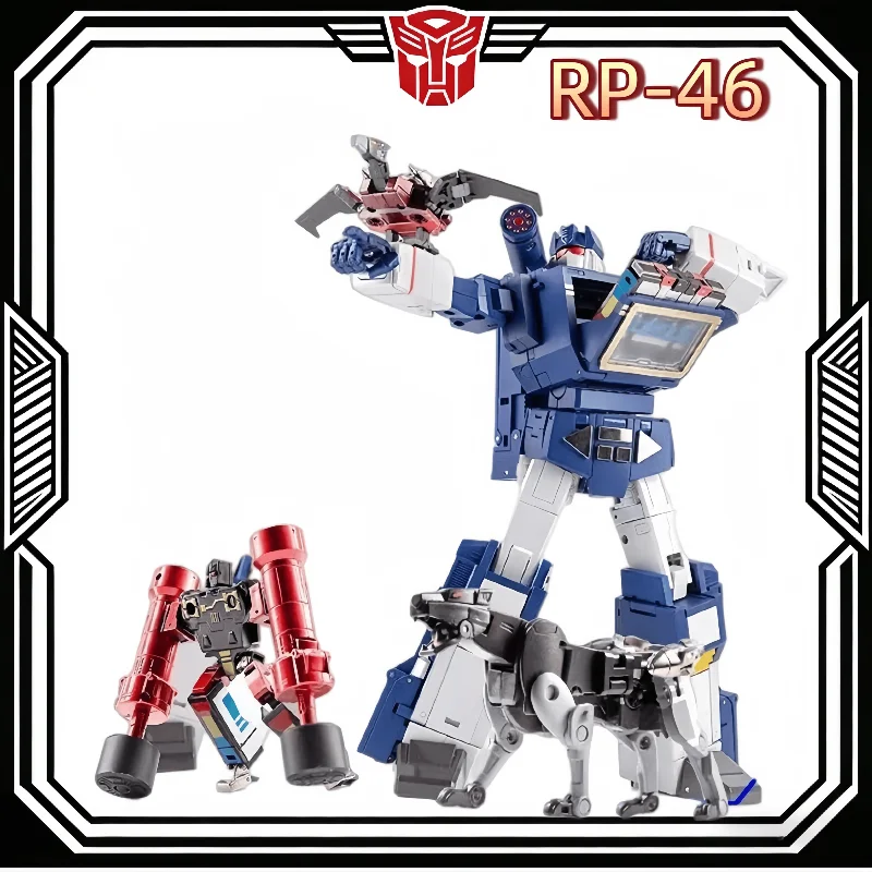 

In Stock Transformable Robot RP-46 RP46 Cassette Set MP Scale Articulated Action Figures Collectible Toys for Boys Gift