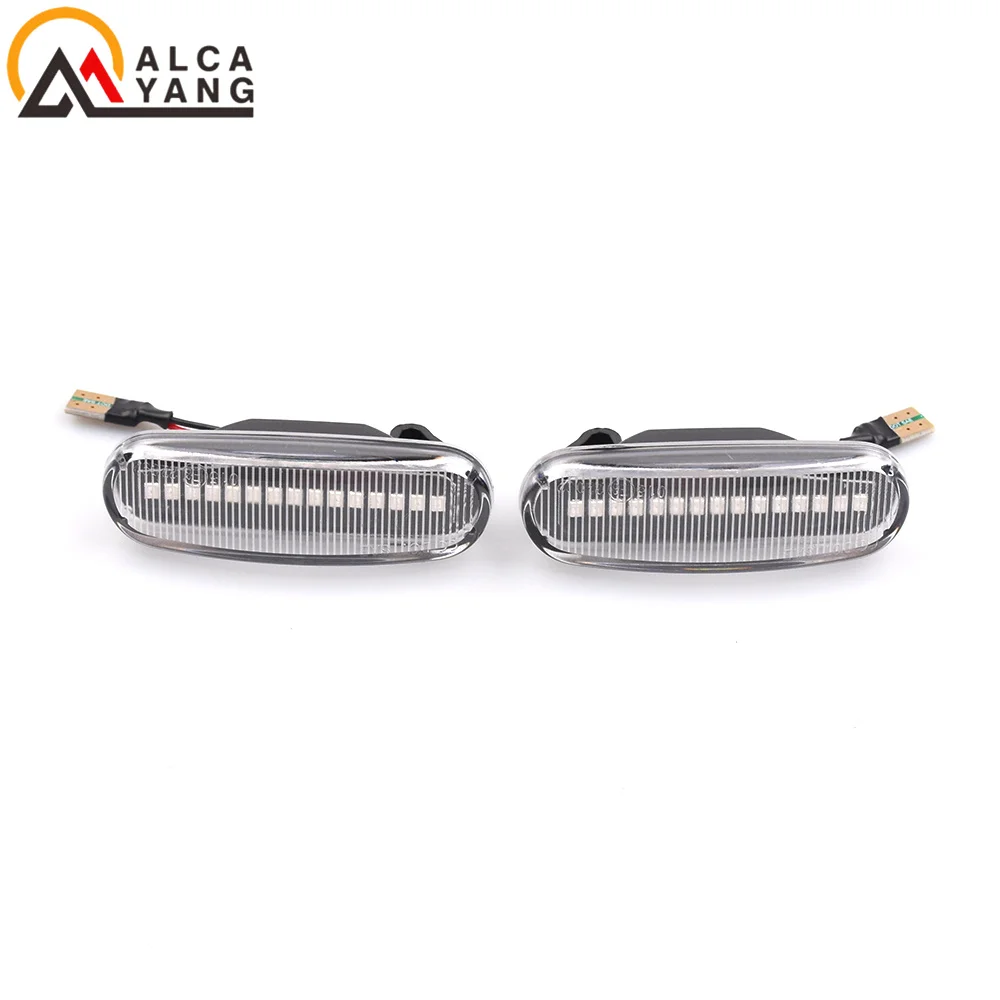 2 Stück Dynamische LED-Seitenmarkierungsleuchten Blinkleuchten für Abarth Grande Panda 199 Fiat Punto Evo Idea 350 Fiorino 225 – Detail 13