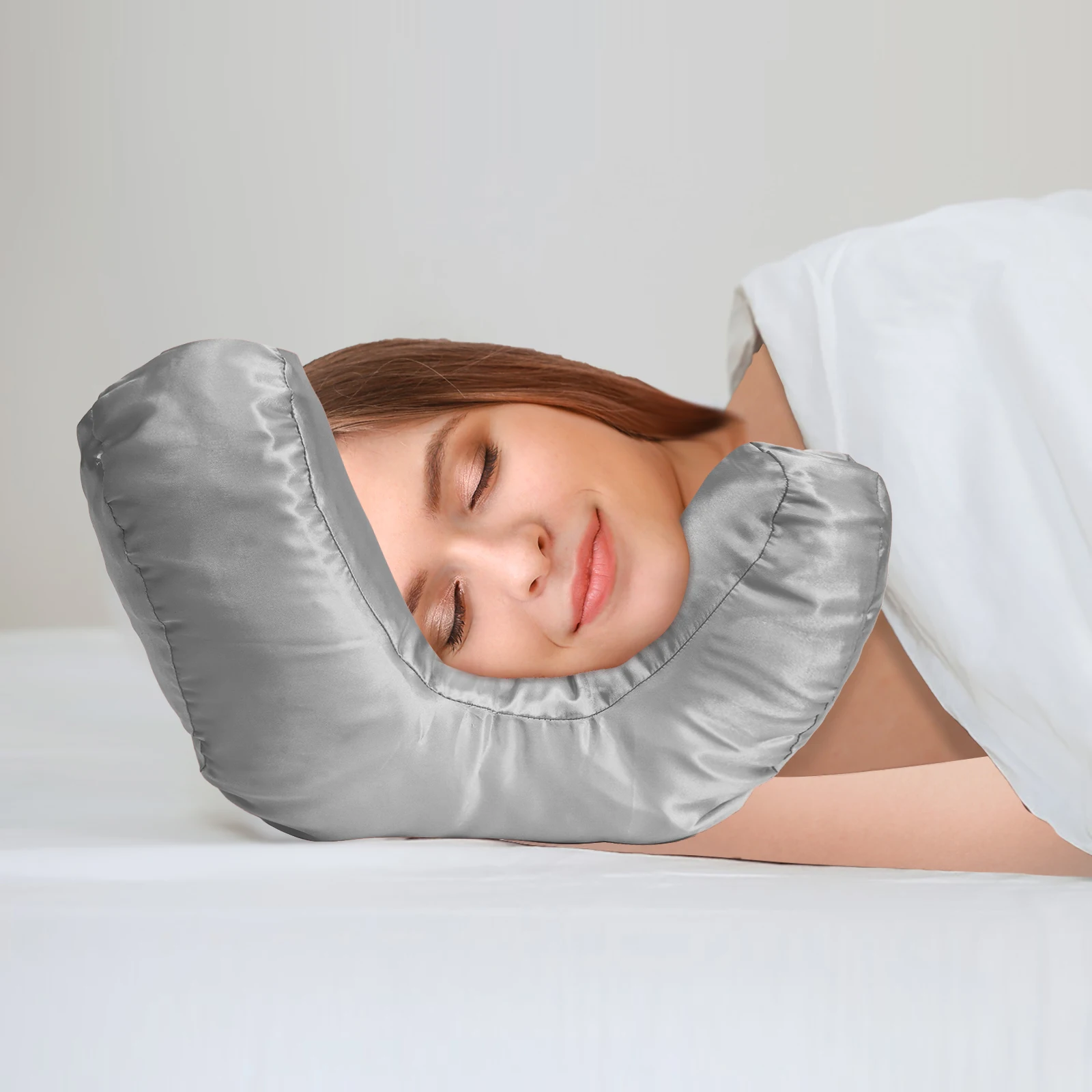 Anti wrinkles-aging pillow Beauty Pillow Face pillow for beauty sleep  Back Sleep pillow with a free pillow case