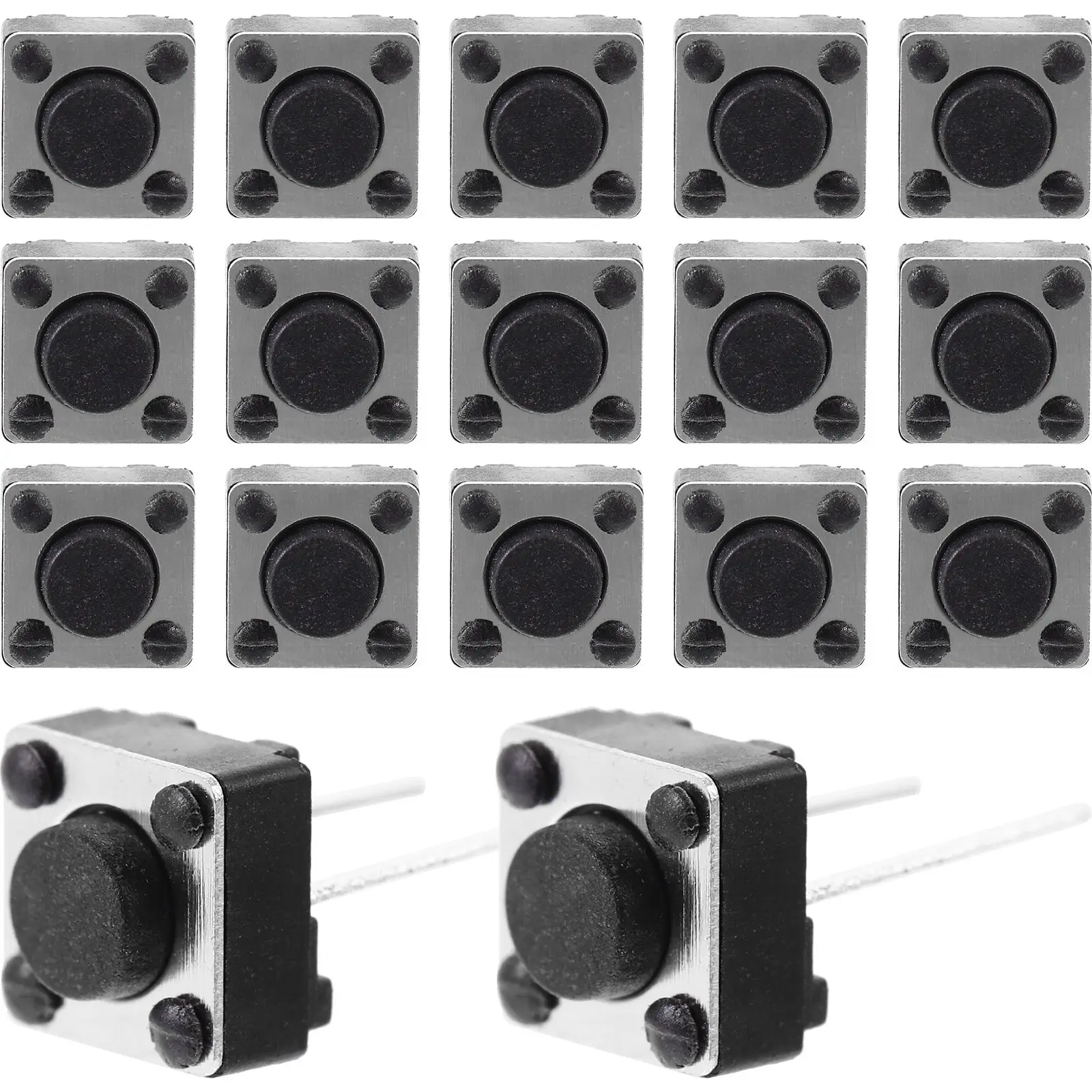 

20 Pcs 5mm 7mm Tactile Button Button Switch Momentary PCB Plastic Tactile Switch For Pcb Easy Install Replace Backup